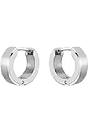 HUGO BOSS Jewelry Pendientes Aros Huggies para Hombre Colección ODELL de Acero Inoxidable - 1580654