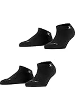 Burlington Everyday Sneaker 2-Pack W SN algodón corte unicolor 2 pares, Calcetines cortos Mujer, , 36-41