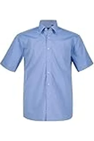 JP 1880 Camisa, de Negocios, no Requiere Planchado, Cuello inglés, Manga Corta, Corte cómodo, hasta 8XL 6XL 804891700-6XL
