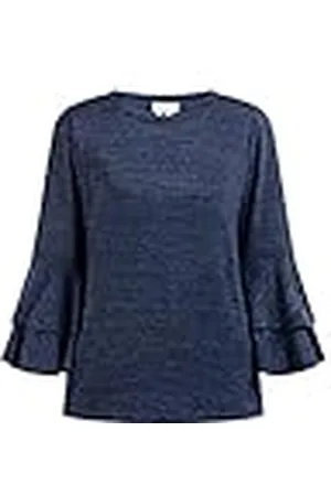 USHA Langarmshirt Camiseta de Manga Larga, , M para Mujer