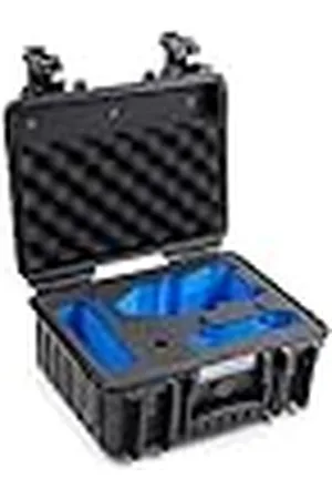 B&W Maletín de Transporte Exterior para Drones dji Air 3 y Fly More Combo - Tipo 3000 - Impermeable según certificación IP67, Resistente al Polvo, irrompible e Indestructible