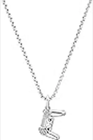 QS by s.Oliver Collar con colgante de acero inoxidable niños niños collar, 40+3 cm, plata, , Viene en caja de regalo de joyería