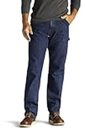 Lee Pantalones Vaqueros Carpenter de Pernera Recta para Hombre, Piedra Original, 32W x 34L