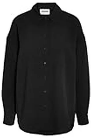 Noisy May Nmripple L/S Camisa Oversize Wvn Noos Blusa de Manga Larga, , L para Mujer
