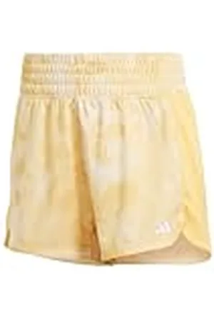 adidas Mujer Pacer Essentials AOP Flower Tie-Dye Knit Shorts, , S