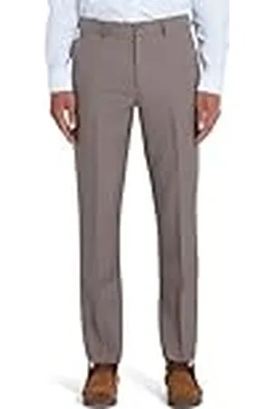 Farah Classic Roachman Pantalones, Marrón (Gris Pardo Oscuro), 46W x 29L para Hombre