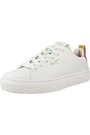 Pepe Jeans Camden Street W, Zapatillas para Mujer, Blanco (Factory White), 7