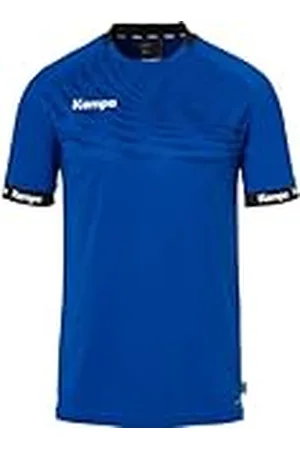 Kempa Wave 26 Shirt para Hombres y niños - Camiseta Manga Corta Camiseta Deportiva Ropa Funcional Balonmano Gimnasio Jogging Running Jersey - elástica y Transpirable
