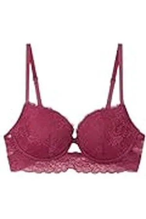 Women secret Beautiful Sujetador Encaje Granate, , 90B para Mujer