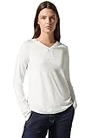 CECIL B321890 EOS_Solid-Camiseta túnica, Vanilla White, XL Mujeres