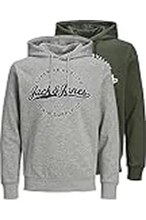 JACK & JONES Jjstanli Sudadera con Capucha 2pk MP, , XL para Hombre