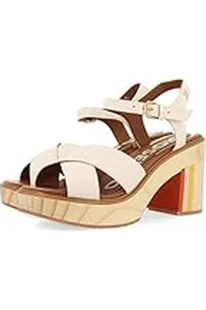 Gioseppo Sandalias Off-White con TACÓN DE Madera para Mujer WILLACY