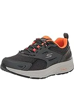 Skechers GOrun Consistent - Zapatillas de Correr AW23, Color Gris y Naranja, Gris/Naranja, 45.5 EU