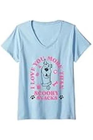 Scooby-Doo Mujer Scooby Snacks Valentine Camiseta Cuello V