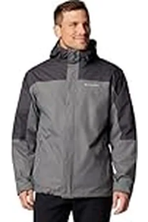 Columbia Chaqueta Tunnel Falls 2 Interchange Abrigo de Invierno Intercambiable 3 en 1, , L para Hombre