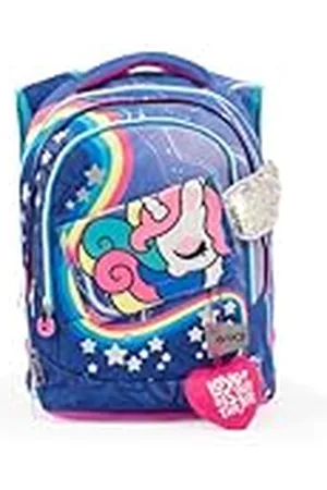 Giochi Preziosi Go Pop- Mochila extensible redonda modelo Unicorn, 3 compartimentos y bolsillos interiores, respaldo y correas acolchadas, con banda personalizada y Pop Up, , L, Casual