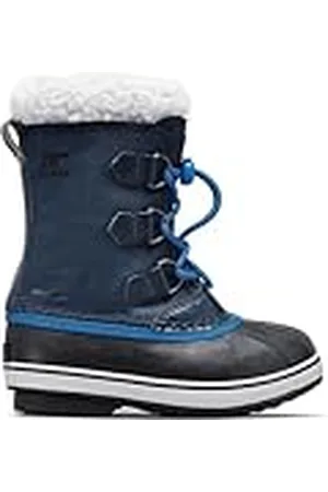 sorel Yoot Pac Nylon WP, Botas de nieve impermeables, Unisex niños, Collegiate Navy Super Blue Youth Collection 2024, 35 EU