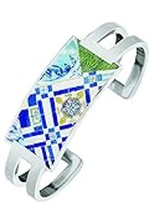 Christian Lacroix XF11010L-M - Pulsera de latón Plateado y Brillante para Mujer, Talla Mediana