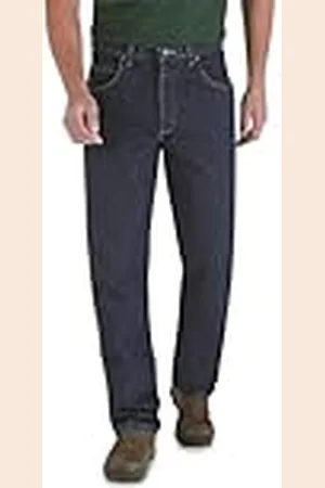 Wrangler All Terrain Gear by Vaqueros de Corte Holgado Jeans, Color Azul Marino Envejecido, 33W x 30L para Hombre