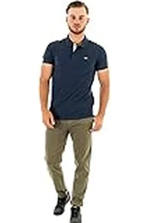 Tommy Hilfiger Tjm Slim Placket Polo Dm0dm15370 Polos de Manga Corta, , S Hombre