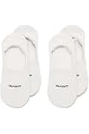 GANT Invisible Socks 2-Pack Calcetines, White, Standard para Hombre