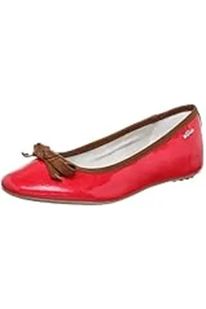 QS by s.Oliver Casual - Bailarinas de Material sintético Mujer, Color Rojo, Talla 39