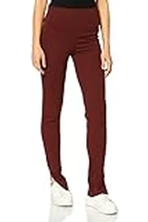 NA-KD Side Slit Jersey Pants Pantalones Informales, , 34 para Mujer