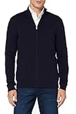 SELECTED Slhberg-Cárdigan B Noos con Cremallera Completa Sudadera, , XL para Hombre
