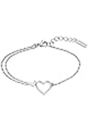 Lacoste Pulsera de Cadena para Mujer Colección VOLTE en Acero Inoxidable con un Charm con Forma de Corazón - 2040014