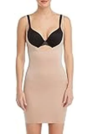 Spanx Smartgrip Slips, Open-bust Full Slip, Vestido Moldeador para Mujer, Foundation, L