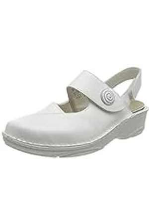 Berkemann Helene, Sandalias Punta Cerrada Mujer, Blanco (Weiß 130), 40.5 EU