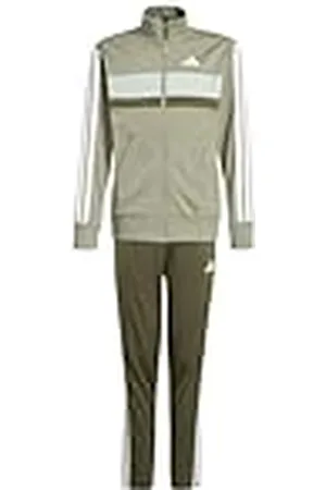 adidas Unisex niños SEASONAL ESSENTIALS TIBERIO 3 STRIPES TRICOT TRACKSUIT, , 15-16 Years