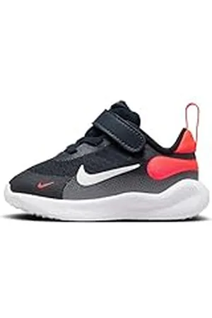 Nike Revolution 7 (TDV), Bajo Unisex niños, Dark Obsidian/White-Bright Crimson-Black, 23.5 EU