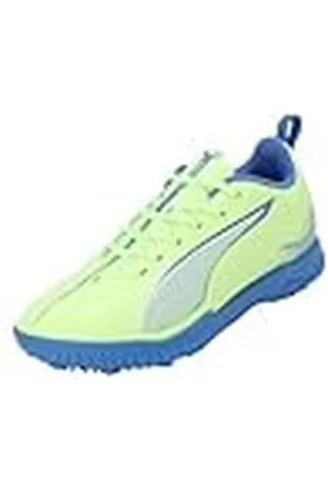 PUMA Ultra 5 Play IT JR, Soccer Shoe, Fizzy Apple White-BLUEMAZING, 30 EU