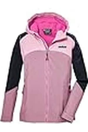 Killtec Niñas Chaqueta funcional impermeable/lluvia con capucha KOS 150 GRLS JCKT, rosenholz, 176, 43019-000
