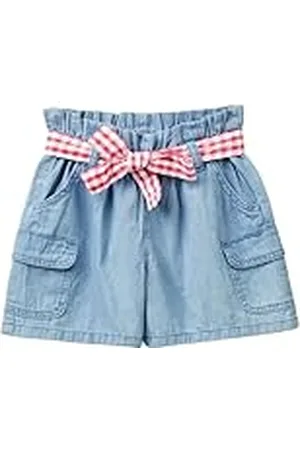 Benetton Short + Cinturón 4dhjg901x Pantalones Cortos, , 1 año Niñas y niñas