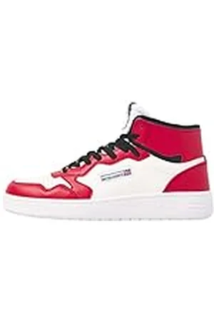 British Knights Noors Mid, Zapatillas Hombre, Rojo, Blanco y Negro, 44 EU