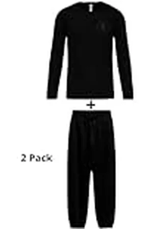 American College Pyjama Polaire Pour Enfant Garçon Pijama Set, , 8 años (Pack de 2) para Niños