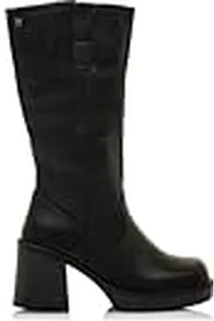 MTNG Botas de tacón Mujer Botas de tacón New Oasis 59799 Mujer | De Piel, con Interior Piel, caña Alta y Punta Redonda | Botas de tacón Casual | Cierre con Cremallera | 58633 |