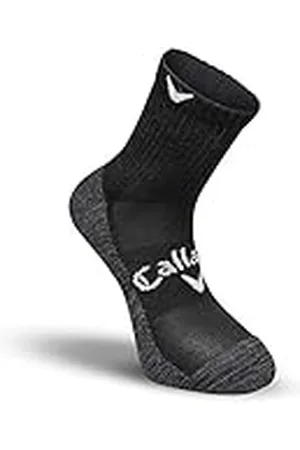 Callaway Optidri Calcetín de corte medio Hombre, , One Size (Tamaño del fabricante:S/M)