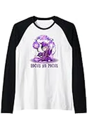 Grumpy Cat Gato gruñón mago - Hocus No Pocus Camiseta Manga Raglan