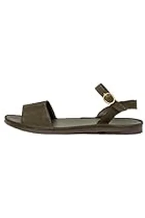 El Naturalista N5693 Tulip, Sandalias Planas Mujer, Kaki, 37 EU