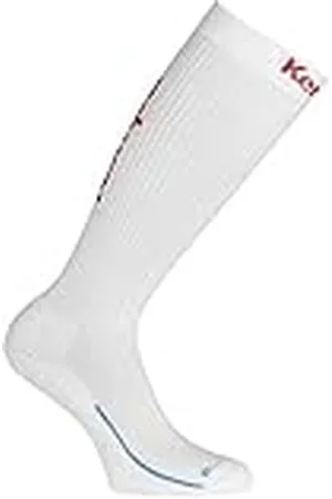 Kempa Long Socks Medias de Equipaciones, Sin género, Blanco/Rojo, 31-35