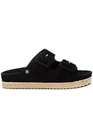 Refresh Sandalia Mujer Negro - Calzado Cómodo y Versátil - Moda casual - Modelo 17188101 (Talla 38)