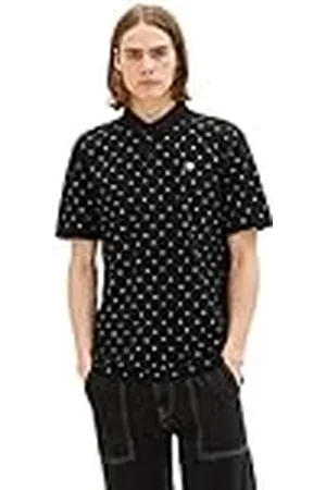 TOM TAILOR TOM TAILOR Polo vaquero de hombre con estampado all over confeccionado en algodón, , XXXL