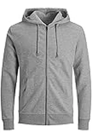 JACK & JONES Jjebasic Sweat Zip Hood Noos Sudadera con capucha de deporte, , XS Hombre