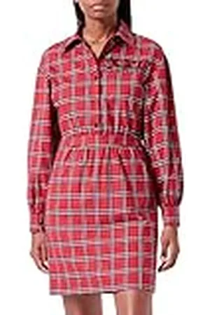 Moschino Camiseta de Manga Larga de 100% Franela de algodón Vestido, , 40 para Mujer