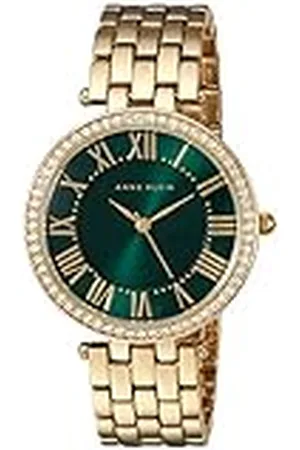 Anne Klein Reloj de Pulsera en Tono Dorado con Detalles de Cristal Premium para Mujer, AK/2230GNGB