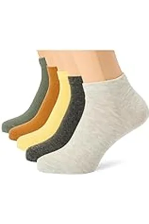 JACK & JONES Jacben-Calcetines Cortos (5 Unidades), Pineapple Slice/Pack: Meerkat-Laurel Wreath-DGM-LGM, Talla única para Hombre
