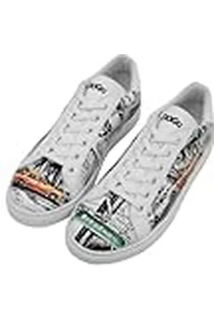 Dogo Ace-Zapatillas para Hombre, Sneaker, Blanco, 41 EU